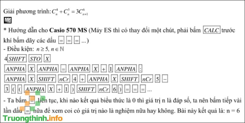 Công thức tổ hợp, chỉnh hợp, hoán vị và các dạng bài tập có lời giải - Tin Công Nghệ