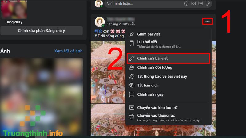 Cách thay đổi ảnh, avatar Facebook không bị mất like, comment đơn giản - Tin Công Nghệ