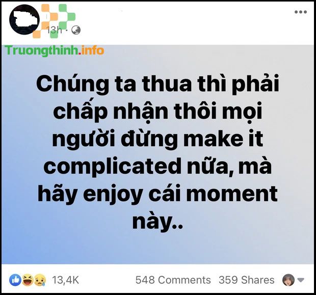                       Make it complicated, enjoy cái moment này là gì?