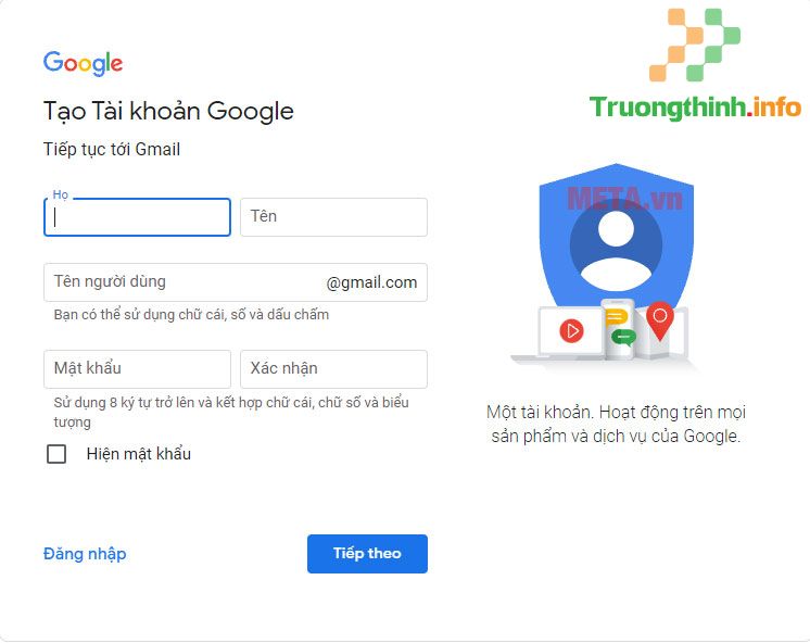                       Cách tạo lập, đăng ký tài khoản Gmail không cần số điện thoại