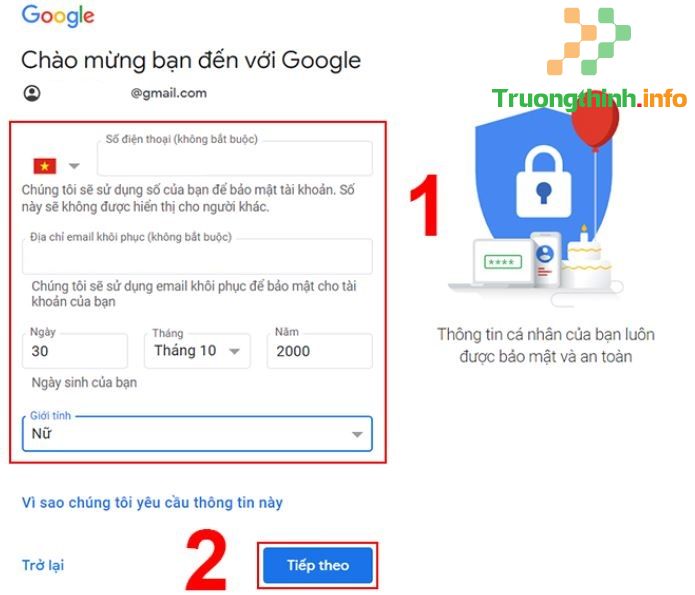                       Cách tạo lập, đăng ký tài khoản Gmail mới trên điện thoại, máy tính