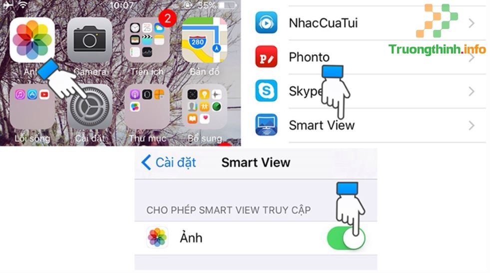                       Cách kết nối iPhone với tivi Samsung để chia sẻ màn hình