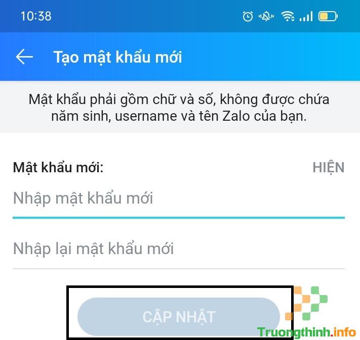                       Cách lấy lại mật khẩu Zalo bằng username cực dễ