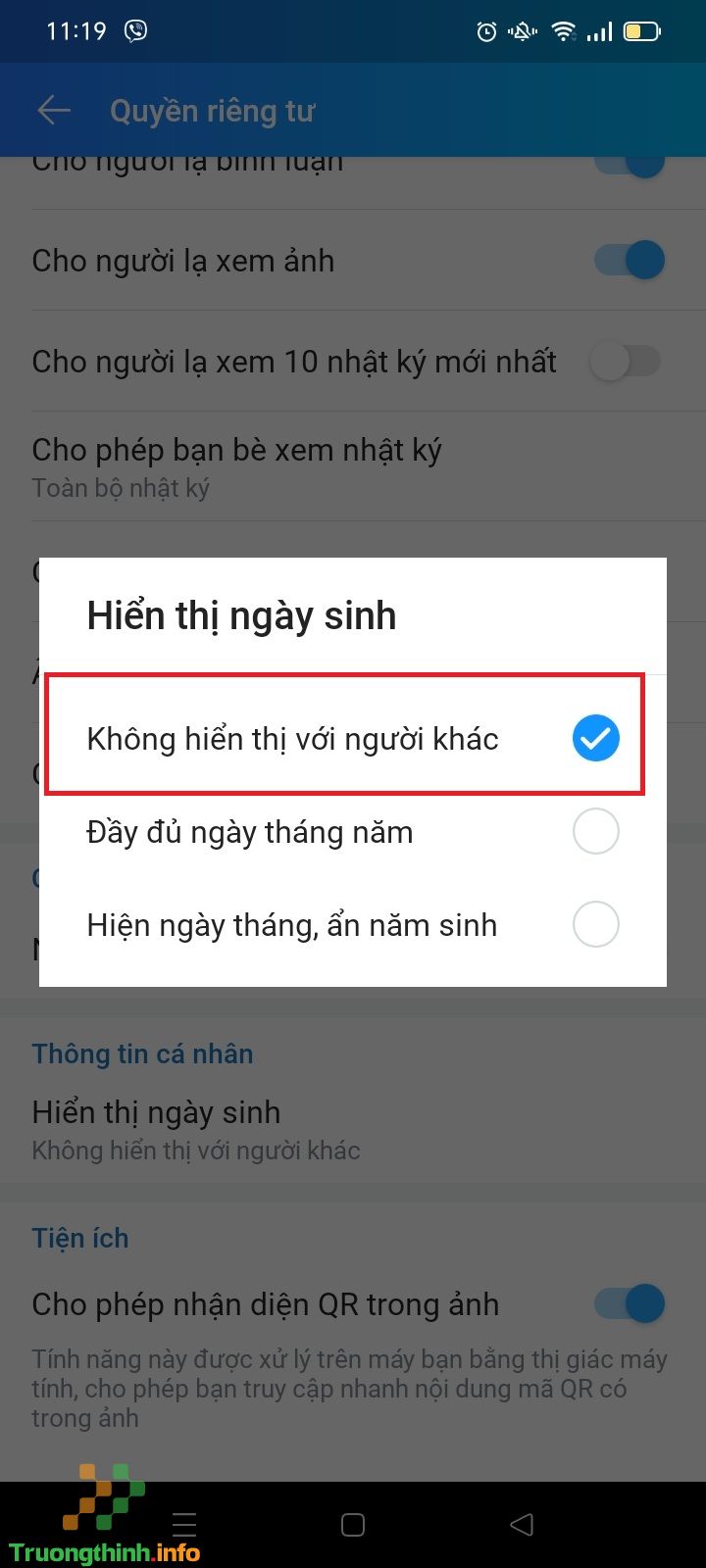                       Cách mở, tắt thông báo ngày sinh nhật trên Zalo siêu dễ