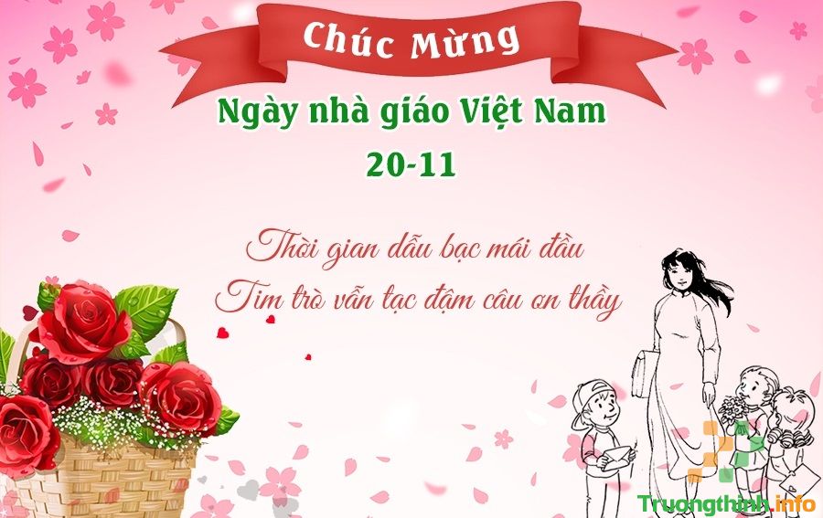                       Thiệp và những lời tri ân cảm ơn thầy cô nhân ngày 20/11 hay nhất