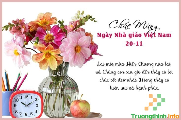                       Thiệp và những lời tri ân cảm ơn thầy cô nhân ngày 20/11 hay nhất