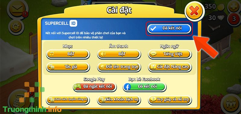 Cách thoát tài khoản Hay Day, đăng xuất game Hay Day cực đơn giản - Tin Công Nghệ