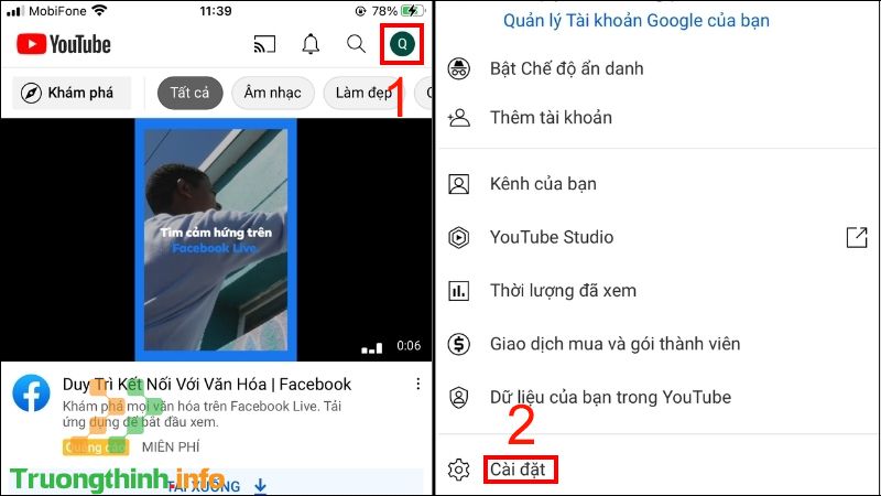 Cách bật, tắt chế độ Dark Mode của Youtube trên điện thoại, máy tính - Tin Công Nghệ