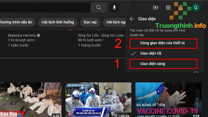 Cách bật, tắt chế độ Dark Mode của Youtube trên điện thoại, máy tính - Tin Công Nghệ