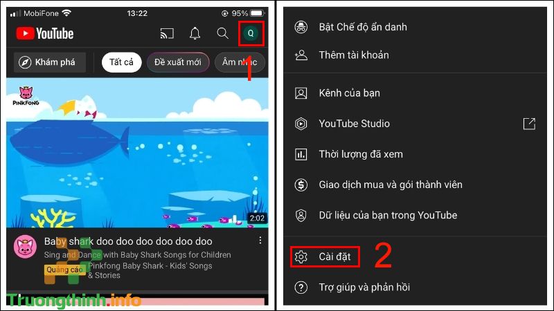 Cách bật, tắt chế độ Dark Mode của Youtube trên điện thoại, máy tính - Tin Công Nghệ