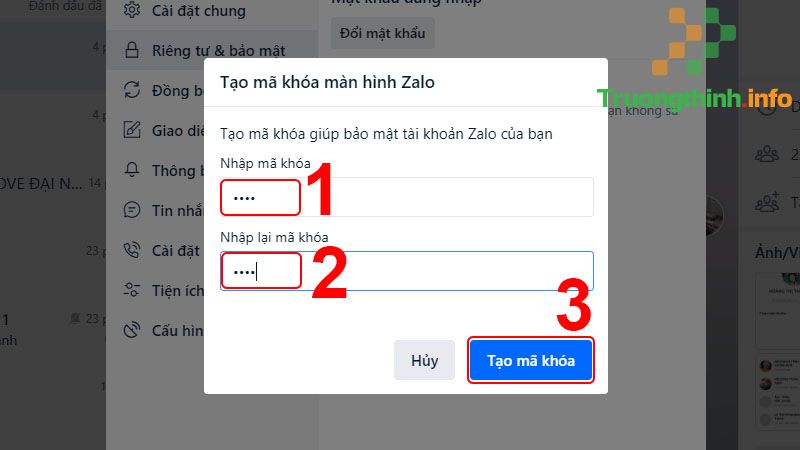 Cách cài đặt mật khẩu Zalo trên điện thoại, máy tính bảo mật tin nhắn - Tin Công Nghệ