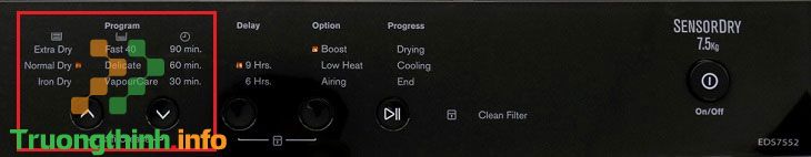                       Hướng dẫn chi tiết cách dùng máy sấy quần áo Electrolux EDS7552
