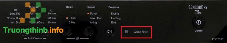                       Hướng dẫn chi tiết cách dùng máy sấy quần áo Electrolux EDS7552