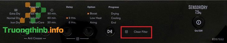                       Hướng dẫn chi tiết cách dùng máy sấy quần áo Electrolux EDS7552