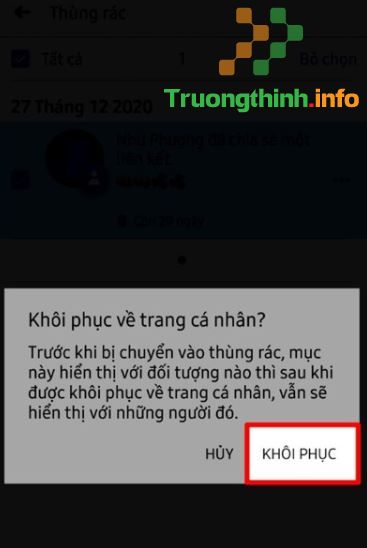                       Cách khôi phục lại bài viết đã xóa trên Facebook bằng điện thoại cực dễ