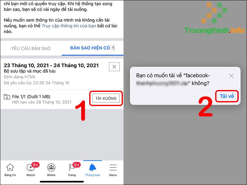 Cách tải toàn bộ ảnh trên Facebook về điện thoại Android, iPhone - Tin Công Nghệ