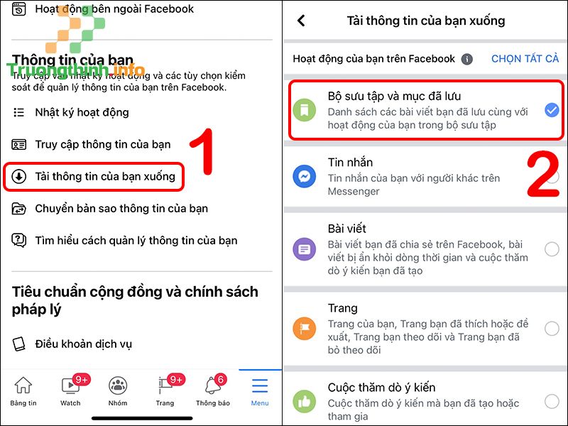 Cách tải toàn bộ ảnh trên Facebook về điện thoại Android, iPhone - Tin Công Nghệ