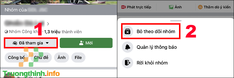 Hướng dẫn cách bỏ theo dõi người, nhóm hoặc trang trên Facebook (2021) - Tin Công Nghệ