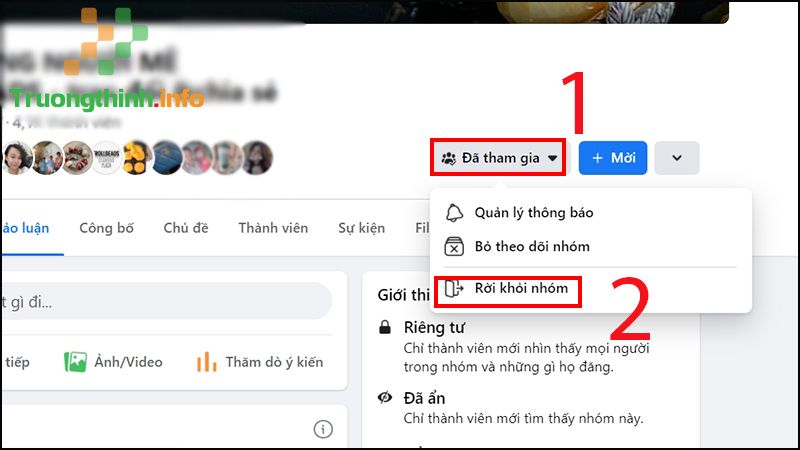 Cách chặn người khác thêm, mời vào nhóm trên Facebook đơn giản - Tin Công Nghệ