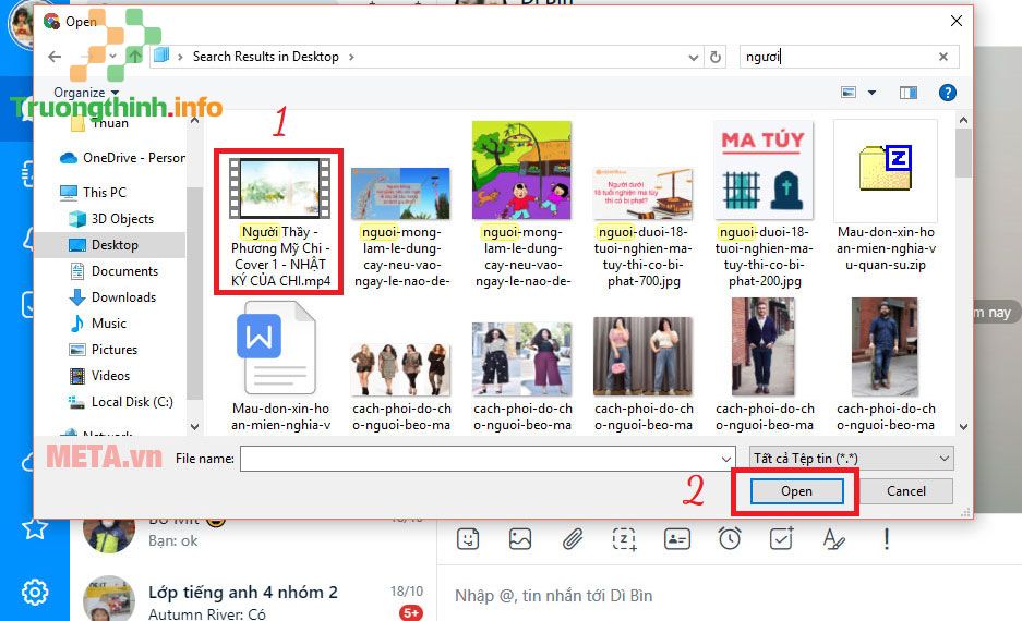                           Cách gửi video dài dung lượng lớn qua Zalo trên máy tính, điện thoại