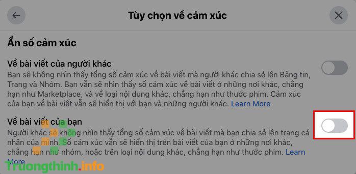 Cách ẩn lượt like (thích) trên Facebook bằng điện thoại, máy tính đơn giản nhất