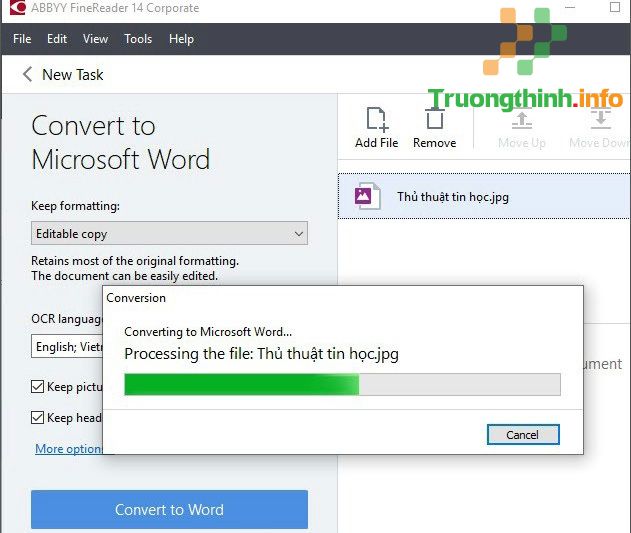 Cách chuyển từ file ảnh sang Word không bị lỗi font đơn giản nhất