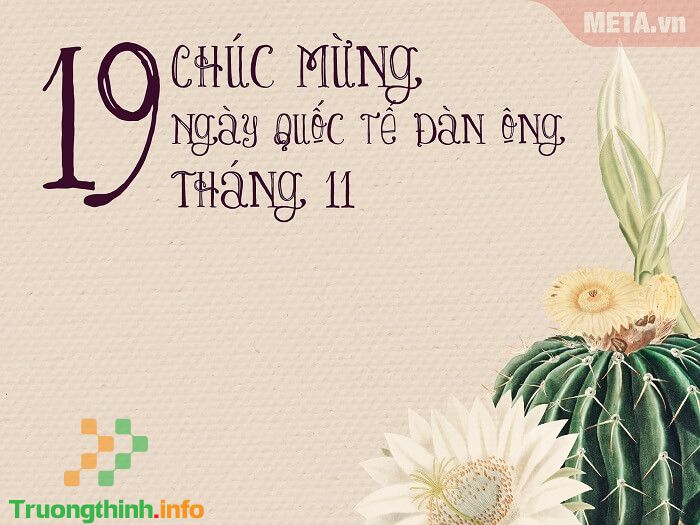                          Thiệp chúc mừng ngày 19-11 nhân dịp Quốc tế Nam giới 19-11 đẹp