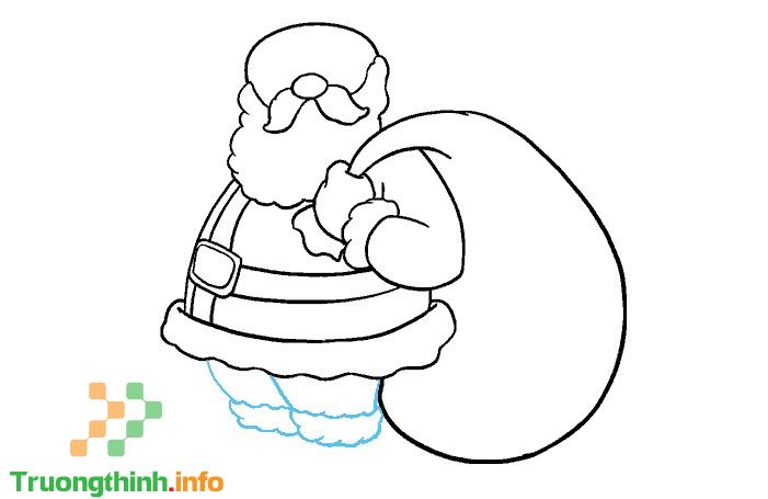                           Cách vẽ ông già Noel, tô màu hình ông già Noel đơn giản mà đẹp