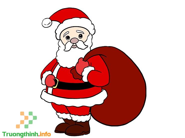                           Cách vẽ ông già Noel, tô màu hình ông già Noel đơn giản mà đẹp