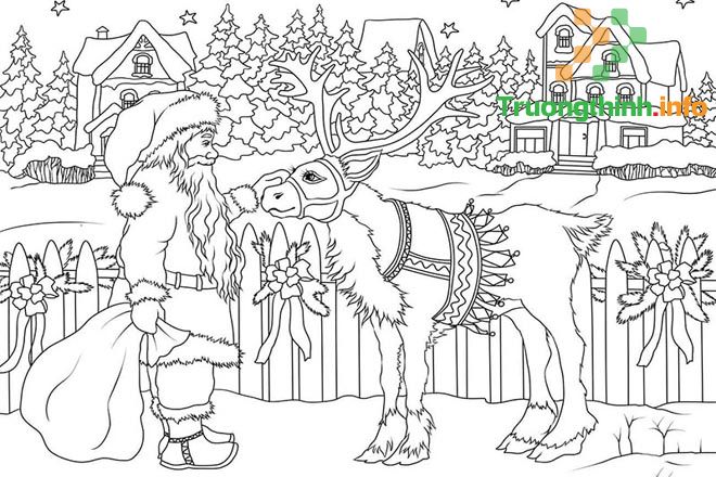                           Cách vẽ ông già Noel, tô màu hình ông già Noel đơn giản mà đẹp