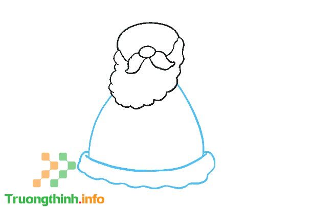                           Cách vẽ ông già Noel, tô màu hình ông già Noel đơn giản mà đẹp