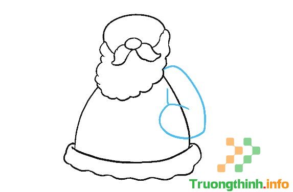                           Cách vẽ ông già Noel, tô màu hình ông già Noel đơn giản mà đẹp