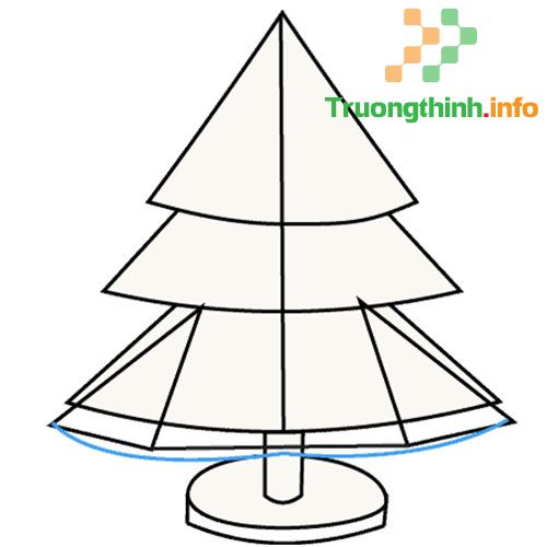                           Cách vẽ cây thông Noel, tô màu hình cây thông Noel đơn giản, đẹp mừng lễ Giáng Sinh