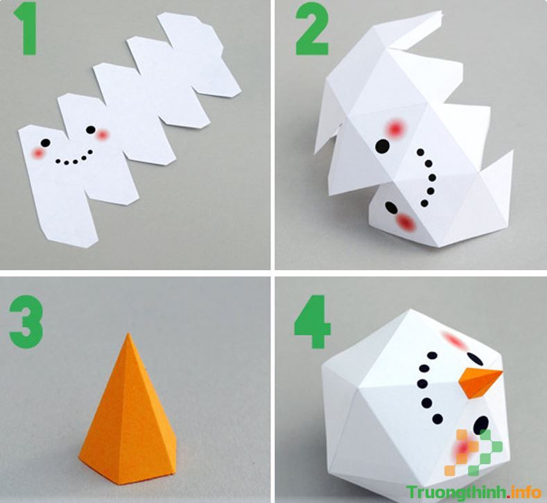                           3 cách làm người tuyết Noel handmade đẹp, đơn giản