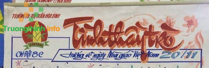                           [Tổng hợp] Báo tường 20/11 đoạt giải, mẫu trang trí đầu báo tường đẹp