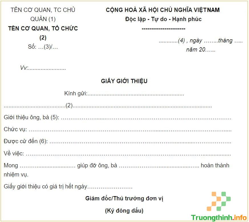                           Mẫu giấy giới thiệu 2021 chuẩn nhất (kèm file tải Word)