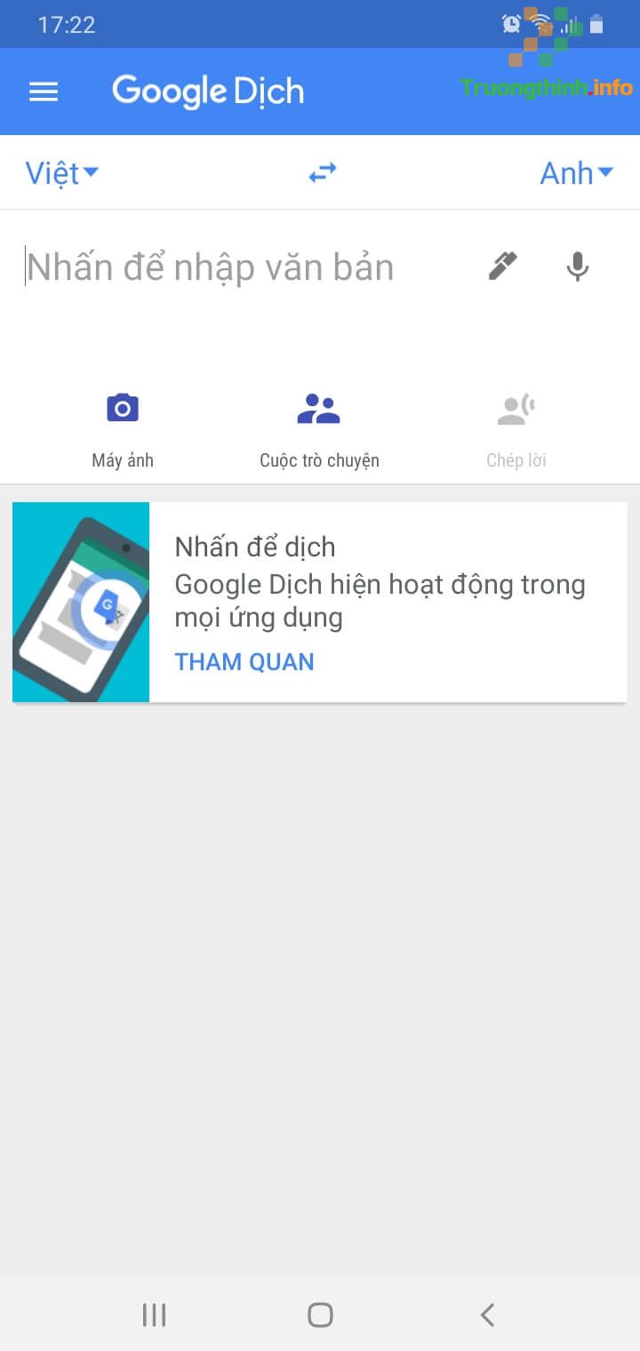                           Dịch tiếng Anh bằng camera, Google dịch bằng máy ảnh trên iPhone cực nhanh