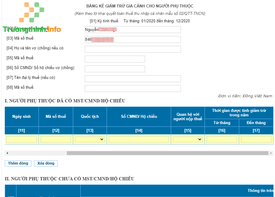                           Hướng dẫn cách quyết toán thuế thu nhập cá nhân (TNCN) online