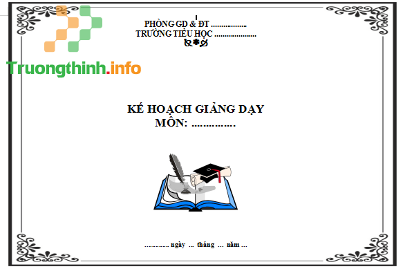                           15+ mẫu bìa giáo án đẹp, đơn giản (kèm link tải)