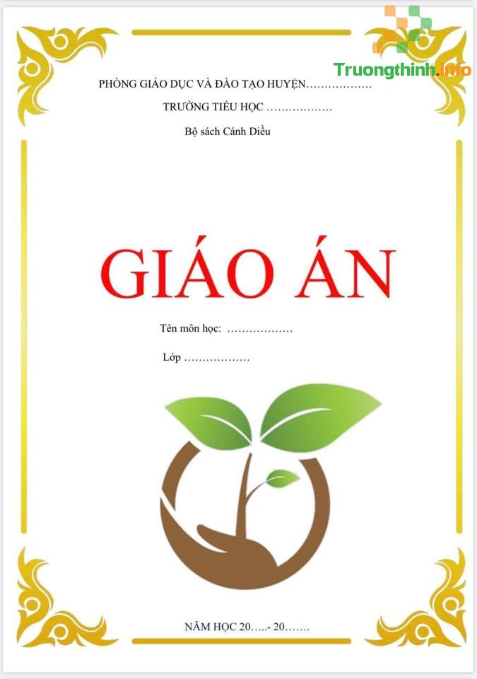                           15+ mẫu bìa giáo án đẹp, đơn giản (kèm link tải)