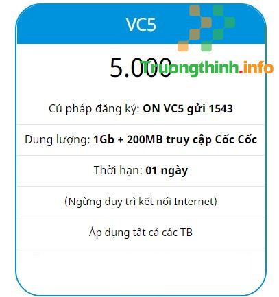                           Cách đăng ký 4G Vina 1 ngày 2k, 5k, 7k, 10k, 15k