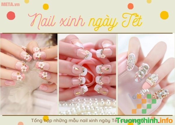                           Gợi ý 50+ mẫu móng tay đẹp ngày Tết, mẫu nail Tết đơn giản đón Tết