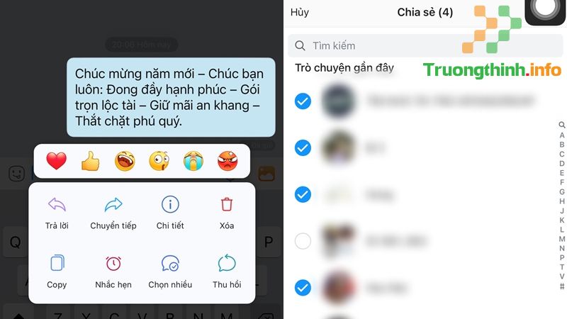                           Cách gửi tin nhắn hàng loạt trên Zalo, Facebook, Messenger chúc Tết 2022