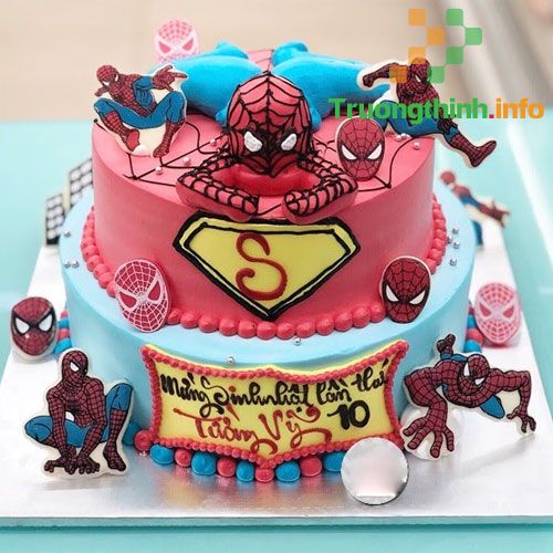 Mẫu bánh kem【superman, siêu nhân gao, người dơi, người nhện】