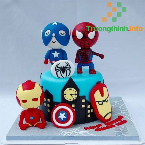                           50+ Mẫu bánh sinh nhật hình Siêu nhân Nhện, Iron Man, Batman đẹp và ngầu nhất