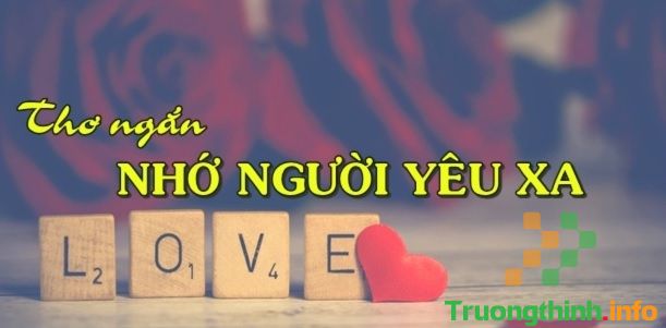 Thơ tình yêu buồn cảm xúc, ngắn gọn cho người yêu xa, đơn phương