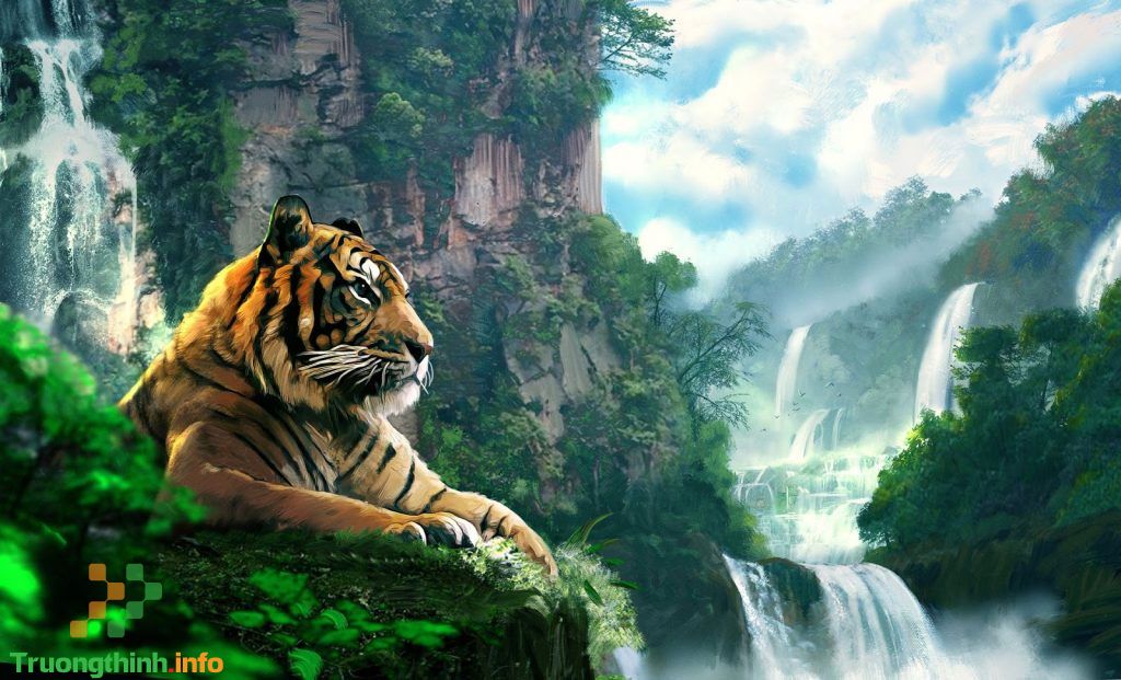 1 20 Hình ảnh con hổ 3D ảnh hổ đẹp cute dễ thương