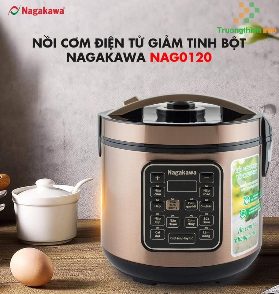                           Top nồi cơm điện có chức năng giảm tinh bột Nagakawa được hội chị em yêu thích