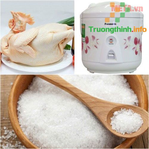                           Gà hấp muối sả bằng nồi cơm điện vừa ngon mà lại dễ nấu vô cùng