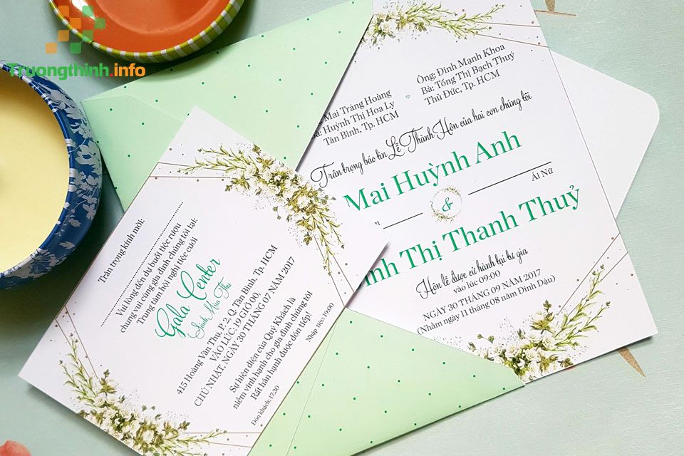                           Mẫu nội dung thiệp cưới nhà gái, nhà trai hay, độc đáo nhất